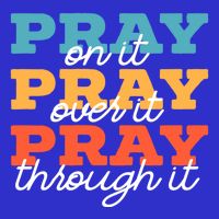 Pray On It Pray Over It Pray Through It Christian Religious Gift Sustainable Beanie