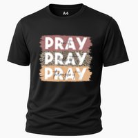Pray On It Pray Over It Pray Through It Leopard Christian Performance Shirt