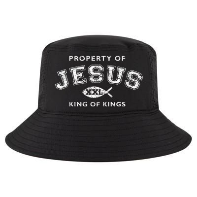 Property Of Jesus King Of Kings Xxl Cool Comfort Performance Bucket Hat