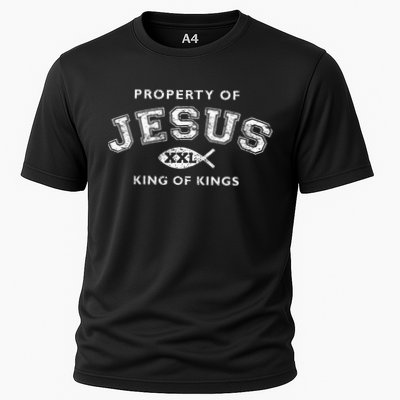 Property Of Jesus King Of Kings Xxl Performance Shirt