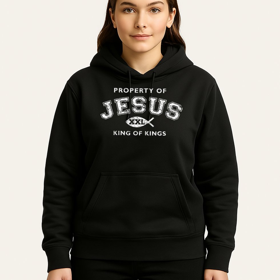 Property Of Jesus King Of Kings Xxl Hoodie