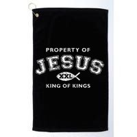 Property Of Jesus King Of Kings Xxl Golf Towel