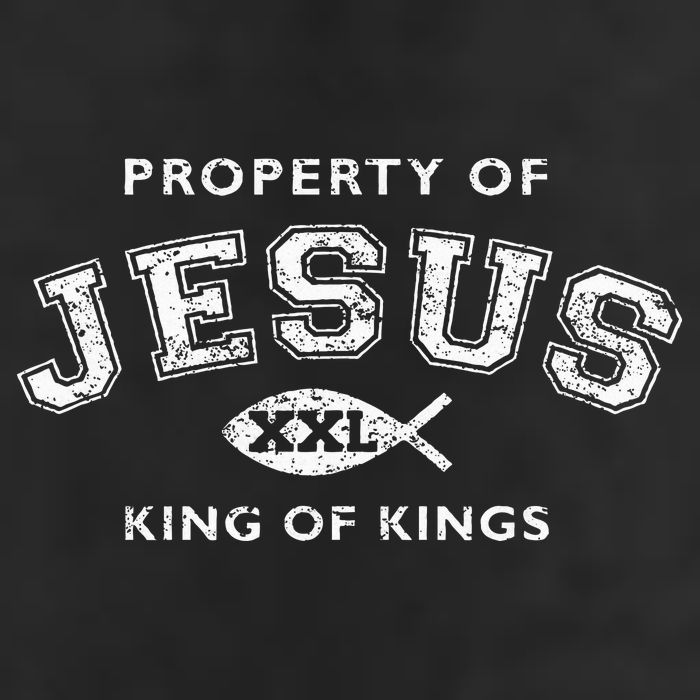 Property Of Jesus King Of Kings Xxl Golf Towel