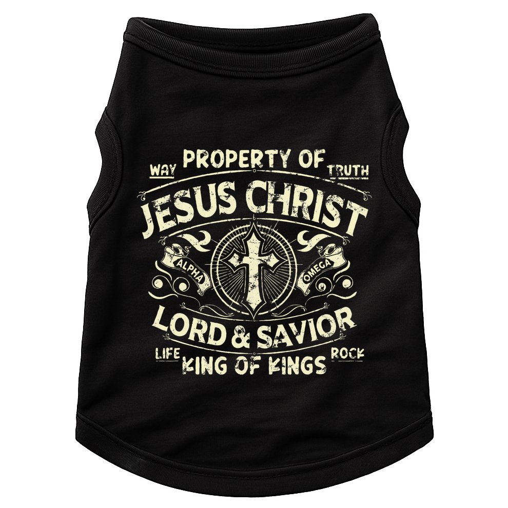 Property Of Jesus Christ Lord And Savior King Of Doggie Tank