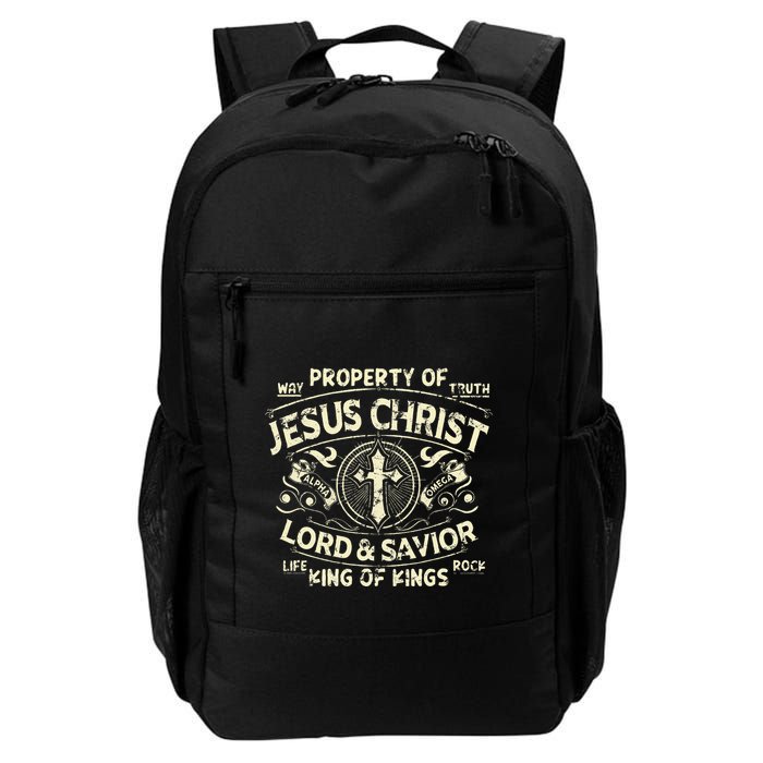 Property Of Jesus Christ Lord And Savior King Of Backpack