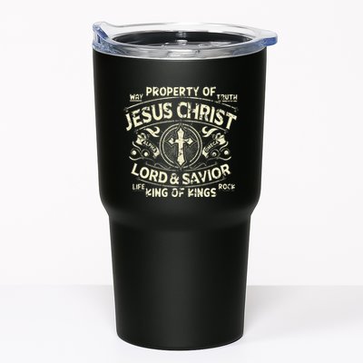 Property Of Jesus Christ Lord And Savior King Of Tumbler