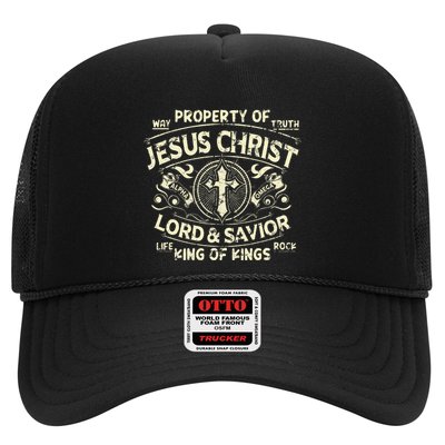 Property Of Jesus Christ Lord And Savior King Of Trucker Hat