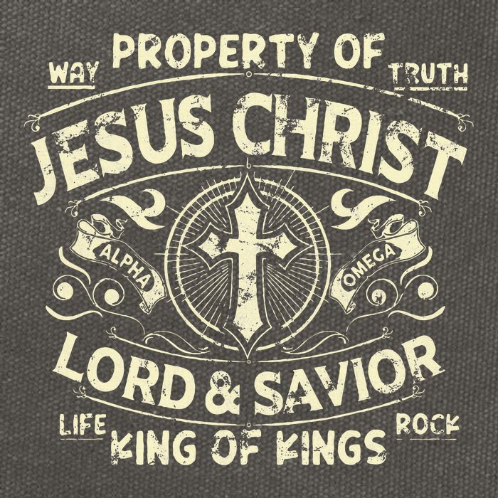 Property Of Jesus Christ Lord And Savior King Of Cotton Canvas Backpack