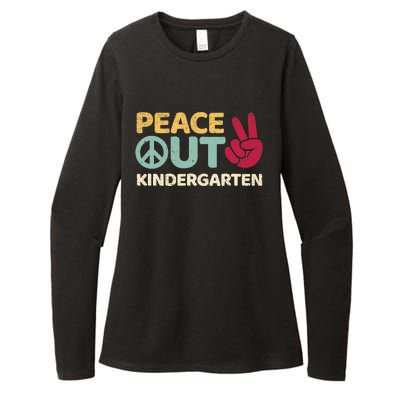 Peace Out Kindergarten Graduation Last Day Of School Womens CVC Long Sleeve Shirt