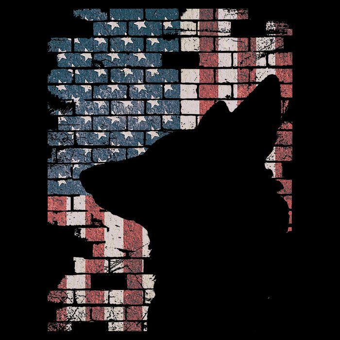 Police Officer K9 Dog Shep Pd American Flag Silhouette Impact Tech Backpack