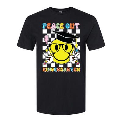 Peace Out Kindergarten Last Day Of School Smile Face Softstyle® CVC T-Shirt