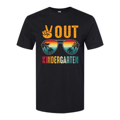 Peace Out Kindergarten Retro Graduation Last Day Of School Softstyle® CVC T-Shirt