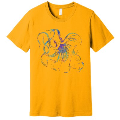 Psychedelic Octopus Kraken Premium T-Shirt