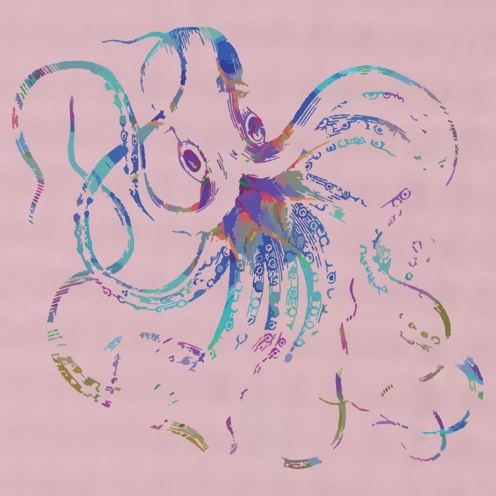 Psychedelic Octopus Kraken 25L Jumbo Tote