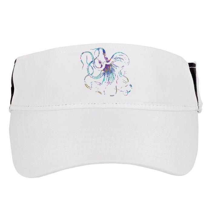Psychedelic Octopus Kraken Adult Drive Performance Visor