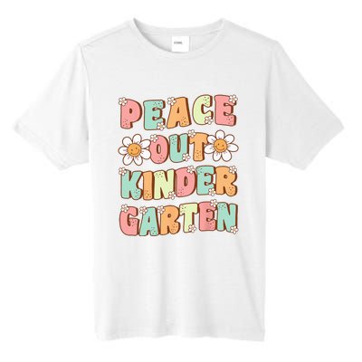 Peace Out Kindergarten Cute Groovy Last Day of Kindergarten Tall Fusion ChromaSoft Performance T-Shirt