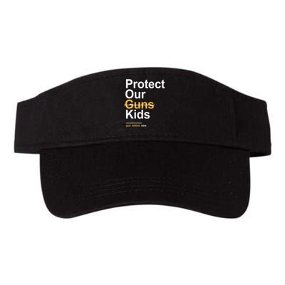 Protect Our Kids Not Guns Gun Control Now End Gun Violence Valucap Bio-Washed Visor