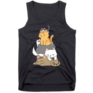 Pile Of Kitty Cats Funny Cute Cat Lover Gift Tank Top