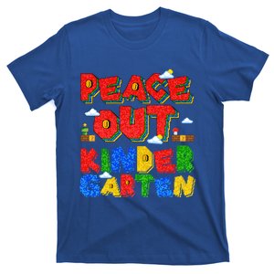 Peace Out Kindergarten Goodbye Kindergarten Hello Summer Gift T-Shirt