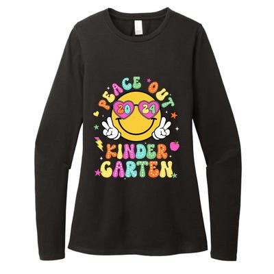 Peace Out Kindergarten Last Day Of Shool Womens CVC Long Sleeve Shirt