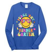 Peace Out Kindergarten Last Day Of Shool Tall Long Sleeve T-Shirt