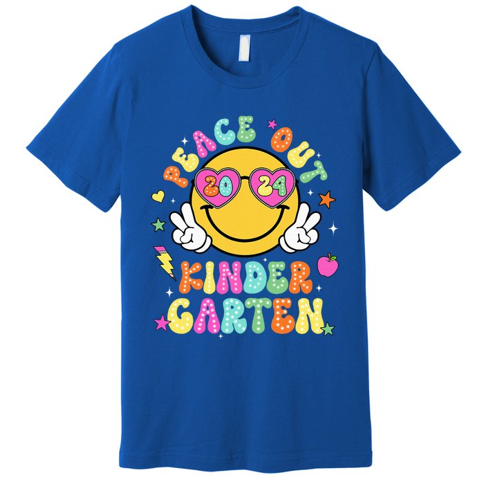 Peace Out Kindergarten Last Day Of Shool Premium T-Shirt