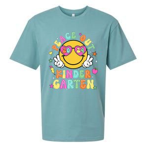 Peace Out Kindergarten Last Day Of Shool Sueded Cloud Jersey T-Shirt