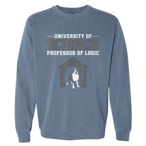 Professor Of Logic At The University Of Science Syllogistic Garment-Dyed Sweatshirt