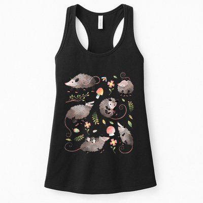 Possum Opossum Lover Owner Cottagecore Kawaii Womens Tank Top