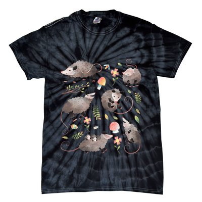 Possum Opossum Lover Owner Cottagecore Kawaii Tie-Dye T-Shirt