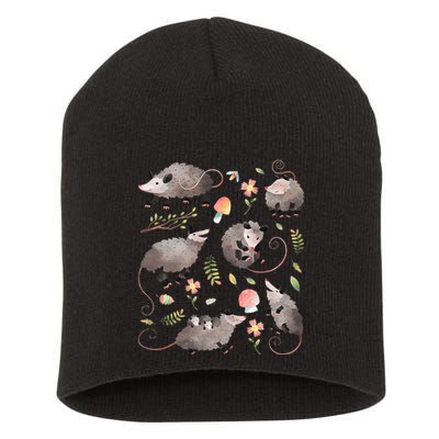 Possum Opossum Lover Owner Cottagecore Kawaii Short Acrylic Beanie