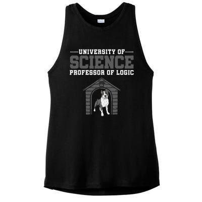 Professor Of Logic At The University Science Syllogistic Ladies PosiCharge Tri-Blend Wicking Tank