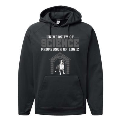 Professor Of Logic At The University Science Syllogistic Performance Fleece Hoodie