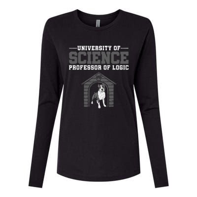 Professor Of Logic At The University Science Syllogistic Womens Cotton Relaxed Long Sleeve T-Shirt