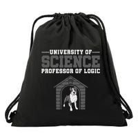 Professor Of Logic At The University Science Syllogistic Drawstring Bag