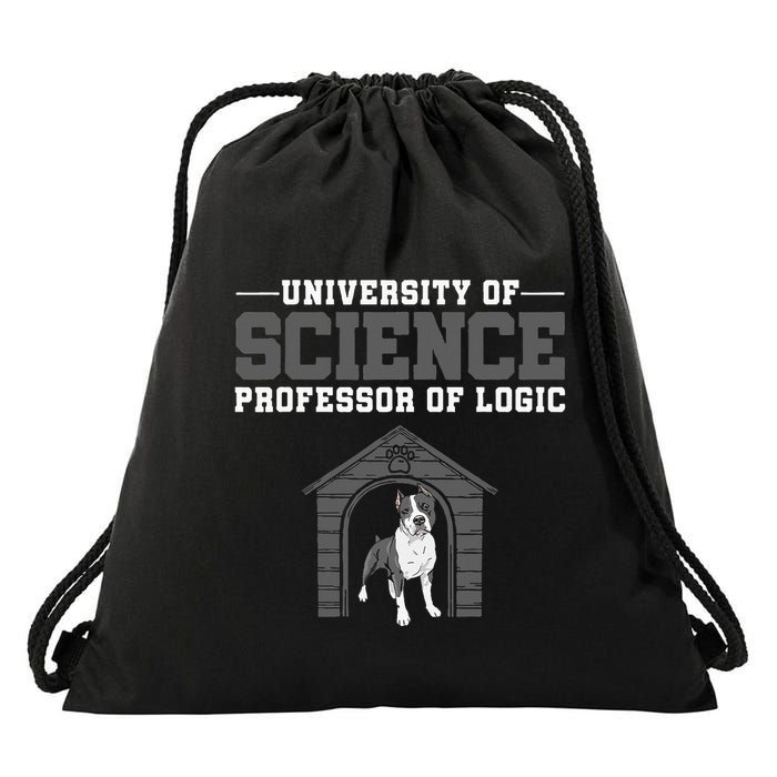 Professor Of Logic At The University Science Syllogistic Drawstring Bag