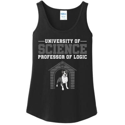 Professor Of Logic At The University Science Syllogistic Ladies Essential Tank