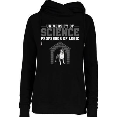 Professor Of Logic At The University Science Syllogistic Womens Funnel Neck Pullover Hood