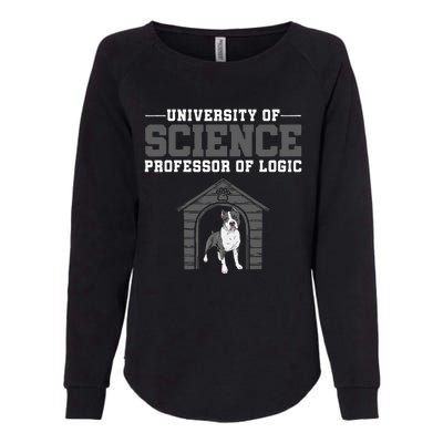 Professor Of Logic At The University Science Syllogistic Womens California Wash Sweatshirt