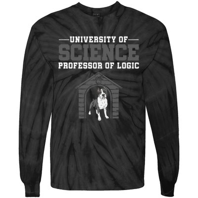 Professor Of Logic At The University Science Syllogistic Tie-Dye Long Sleeve Shirt