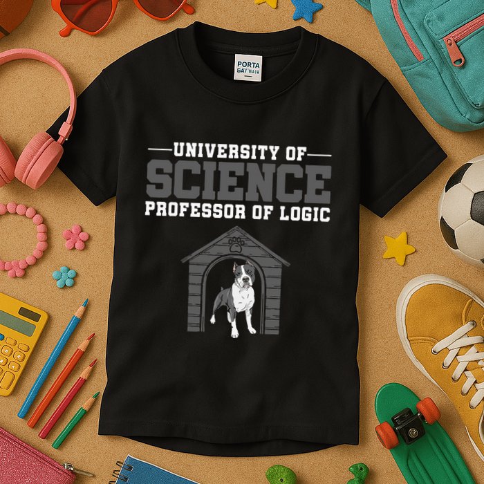 Professor Of Logic At The University Science Syllogistic Kids T-Shirt