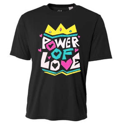 POWER OF LOVE Valentines Day Women I Love You Cooling Performance Crew T-Shirt