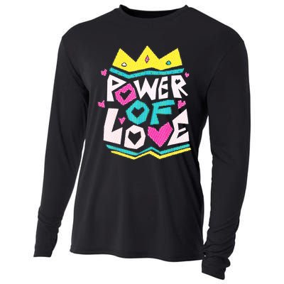 POWER OF LOVE Valentines Day Women I Love You Cooling Performance Long Sleeve Crew