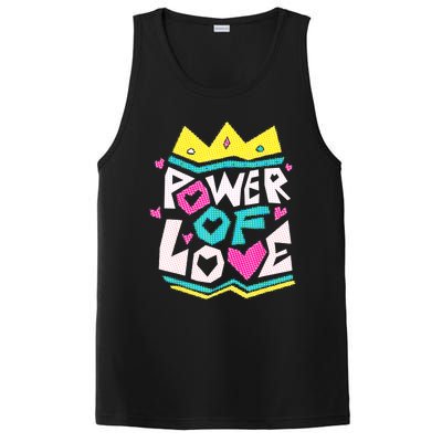 POWER OF LOVE Valentines Day Women I Love You PosiCharge Competitor Tank