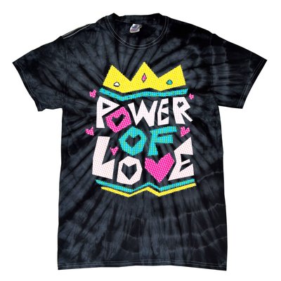 POWER OF LOVE Valentines Day Women I Love You Tie-Dye T-Shirt