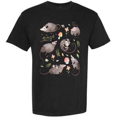 Possum Opossum Lover Owner Cottagecore Cute Kawaii Garment-Dyed Heavyweight T-Shirt