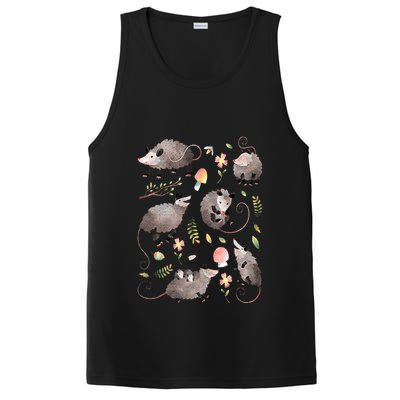 Possum Opossum Lover Owner Cottagecore Cute Kawaii PosiCharge Competitor Tank