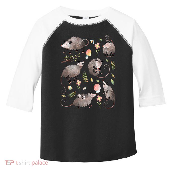 Possum Opossum Lover Owner Cottagecore Cute Kawaii Toddler Fine Jersey T-Shirt