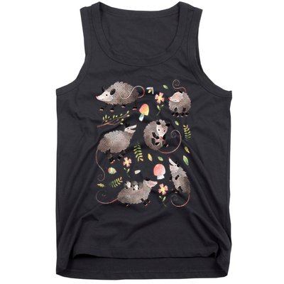 Possum Opossum Lover Owner Cottagecore Cute Kawaii Tank Top