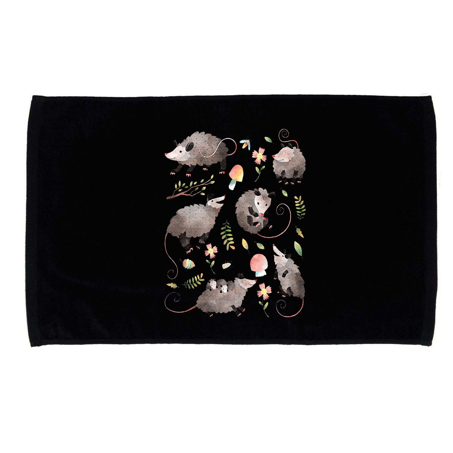 Possum Opossum Lover Owner Cottagecore Cute Kawaii Microfiber Hand Towel
